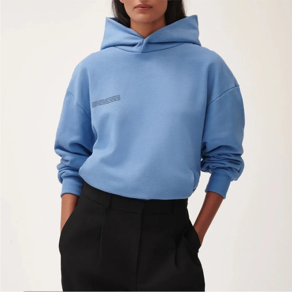 Blue Pangaia Recycled Hoodie for Women - Picture 1 of 6